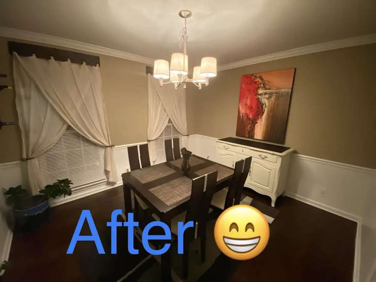 Professional dining room restoration after water damage in Barrington